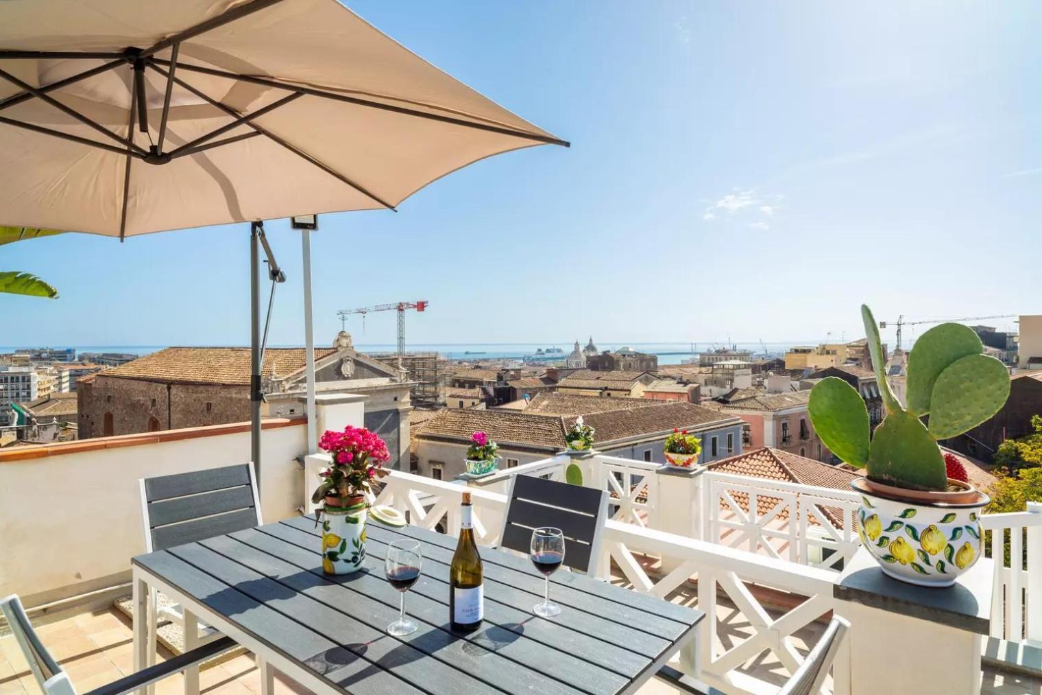 La Terrazza Sul Cielo Daire Katanya Dış mekan fotoğraf